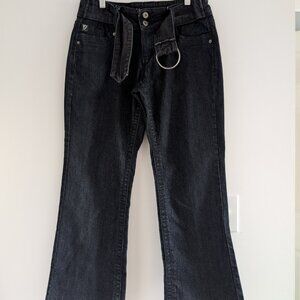 Y2k belted flare foxy jeans